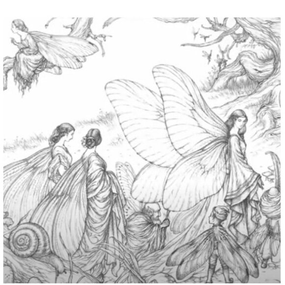 Coloring Fairies: Featuring the Artwork of Celebrated Illustrator Niroot Putta - Picture 5 of 8